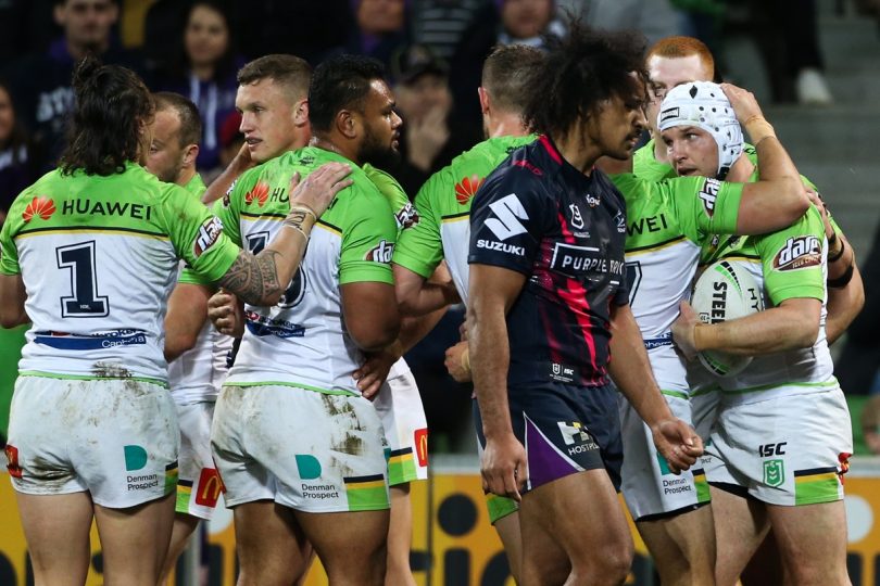 Last weekend's Raiders win was one of the best sporting comebacks in Canberra history, Gavel reckons. Photo: Raiders website. 