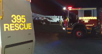 Early investigations show no fire in emergency Rex landing at Merimbula