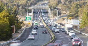 Tuggeranong Parkway down to one lane due to bridge work