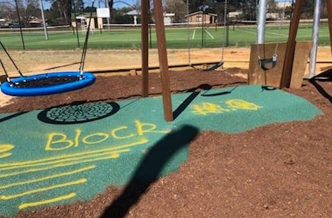 New playground equipment vandalised at Braidwood