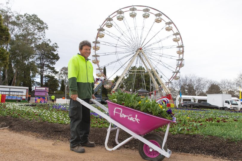 Floriade's Head Gardener, Andrew Forster.