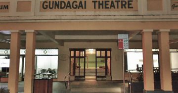 A cuddle in Gundagai picture theatre’s dress circle