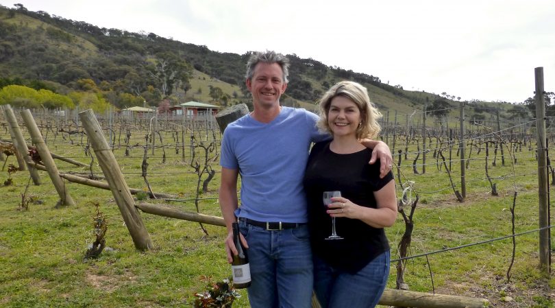 Anthony and Sarah McDougall from Lake George Winery