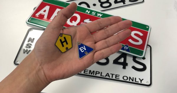 New rego plate labels for 'green' cars to keep first responders safer