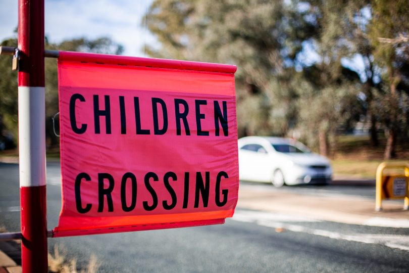 Children crossing sign