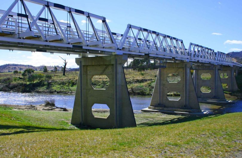 The Murrumbidgee River at Tharwa.