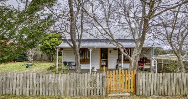 Chimes and charm in a light-filled Bungendore railway cottage