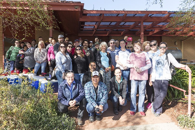 The incredible group of volunteers who made this year's 10/10 Project a success. Photo: Region Media. 