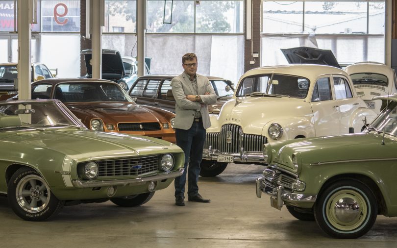 Ben Hastings says there's a huge range of unique and classic cars available for auction through ALLBIDS. Photo by Tim Jessop.