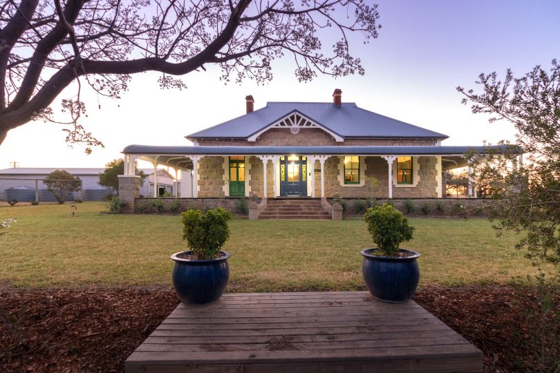 A beautiful bluestone home on acres, 'Bonnie Doone'. Photo: Supplied