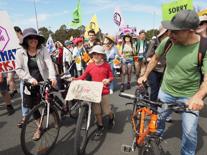 ACT protesters