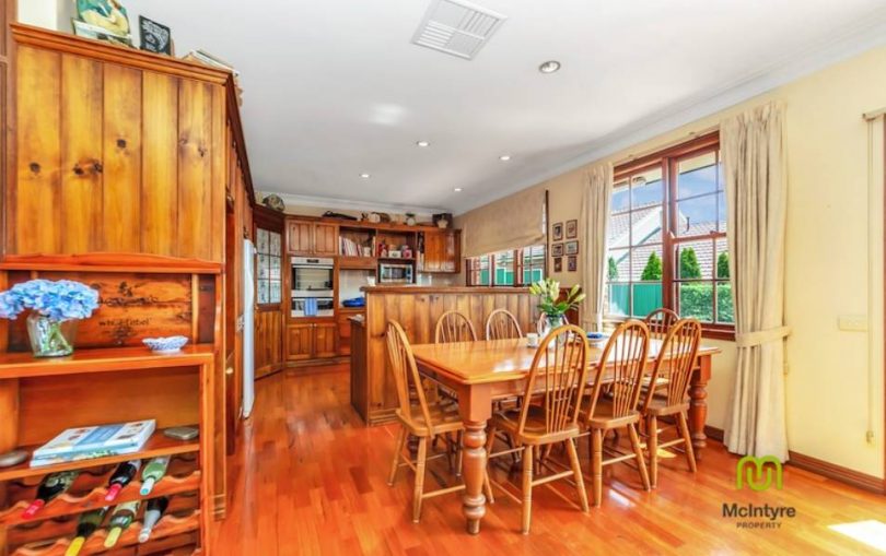 The country-style kitchen