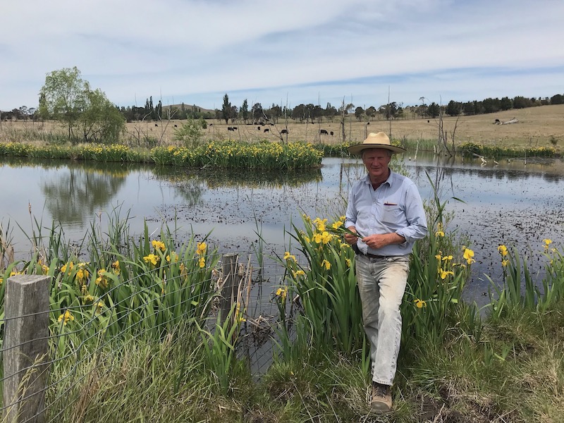 Farmer Martin Royds on rural property