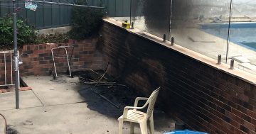 Mystery man saves house following planter box fire