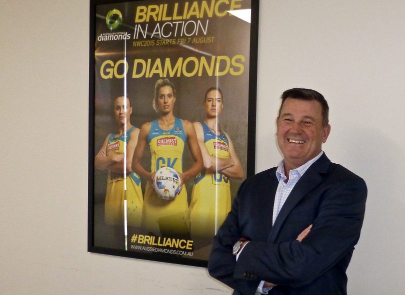 Netball ACT's new CEO David Marjoribanks