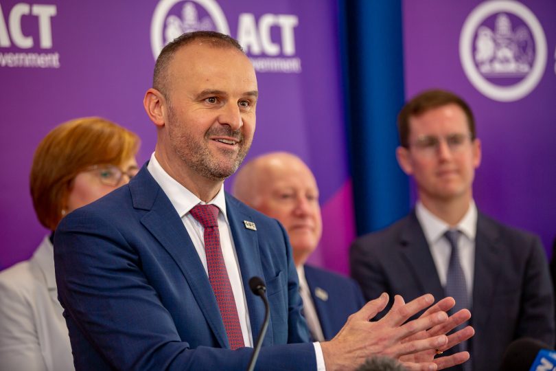 Chief Minister Andrew Barr