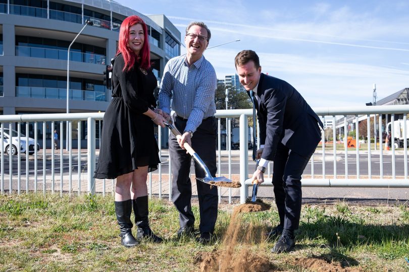 The fist sod is turned