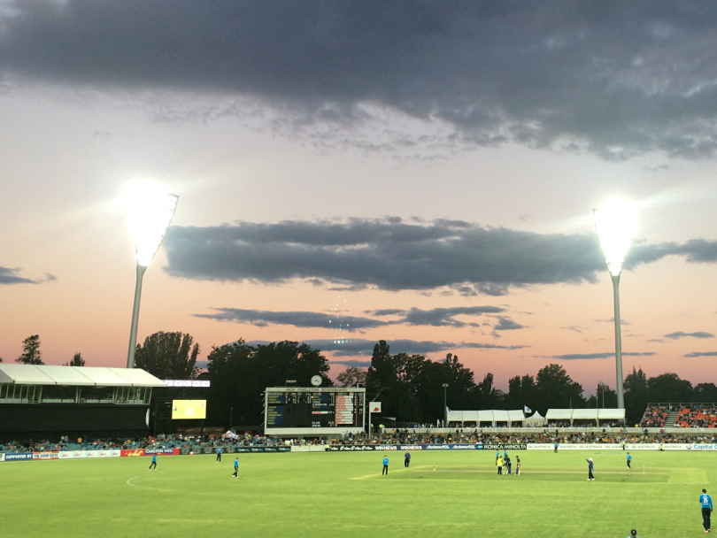 Manuka Oval identified for international cricket games in December. Photo: Supplied.