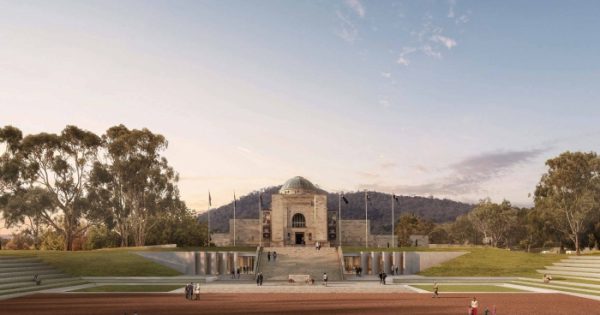 Anzac Hall, dozens of trees to go in War Memorial redevelopment's 'early works'