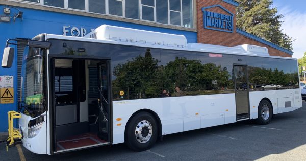 New electric bus joins Transport Canberra fleet for 12-month trial