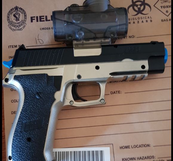 Firearm seized