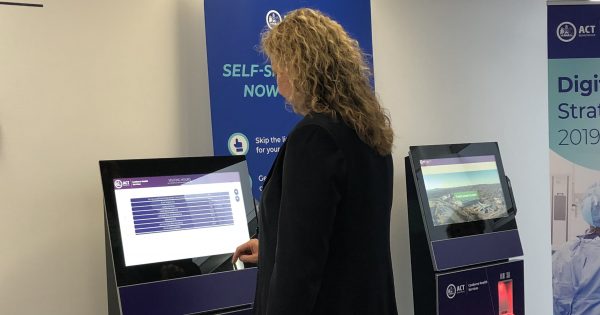 Easier check-ins at Canberra Hospital with new digital kiosk