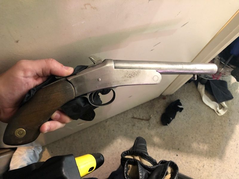 The shotgun seized at the Flynn residence