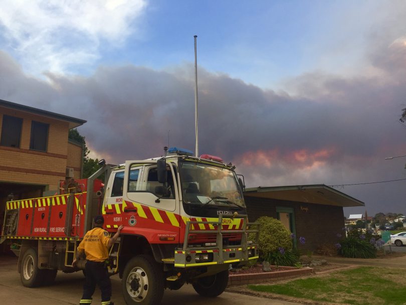 Bushfires at Moruya