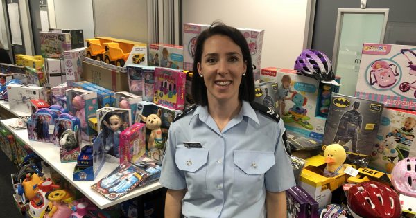 Police charity drive brightens Christmas for kids in care