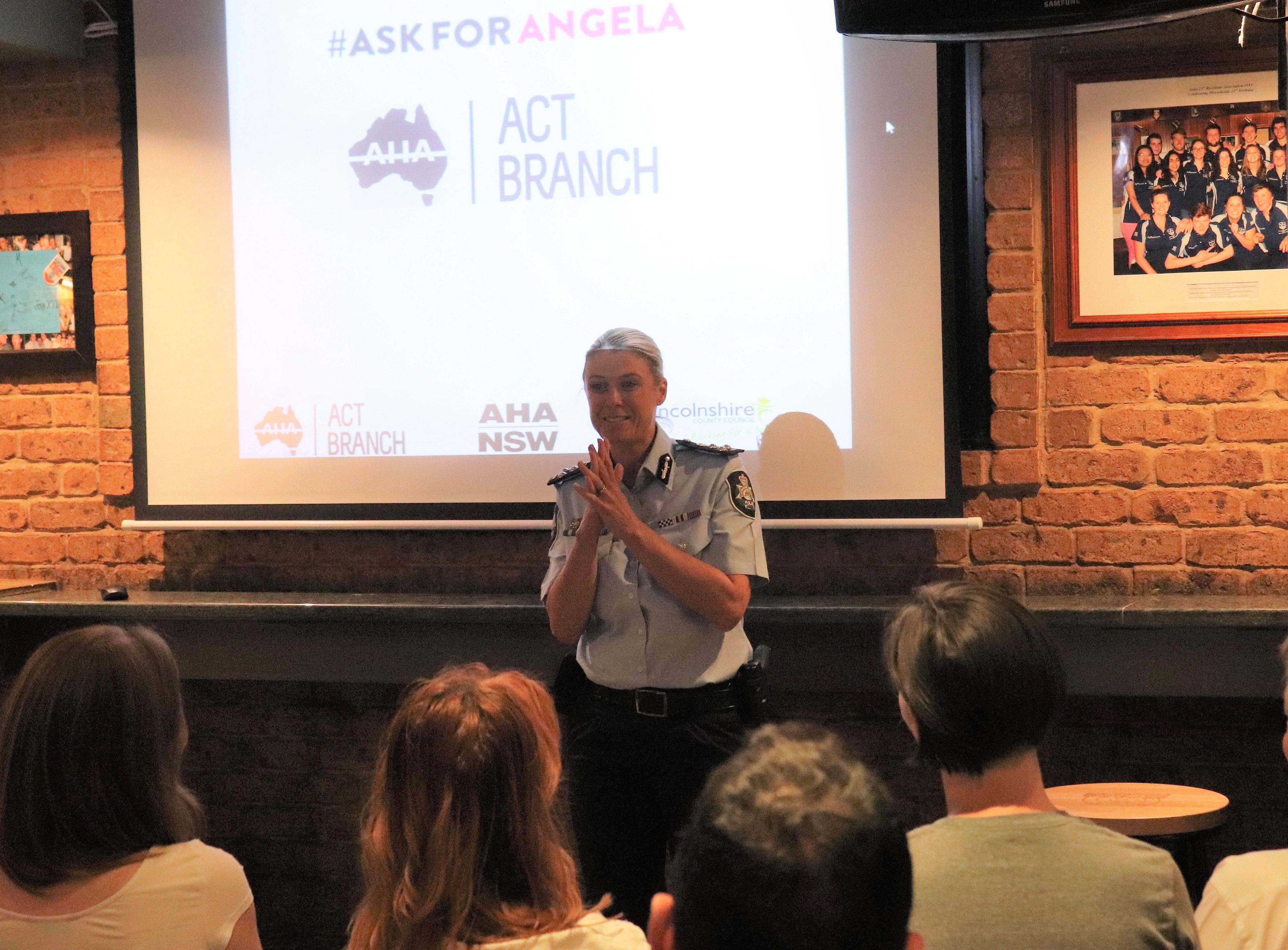 Campaign to prevent sexual violence urges patrons to 'Ask for Angela'