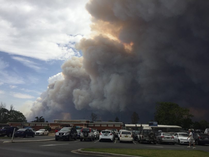 We just heard the Eurobodalla Botanic Gardens are hit