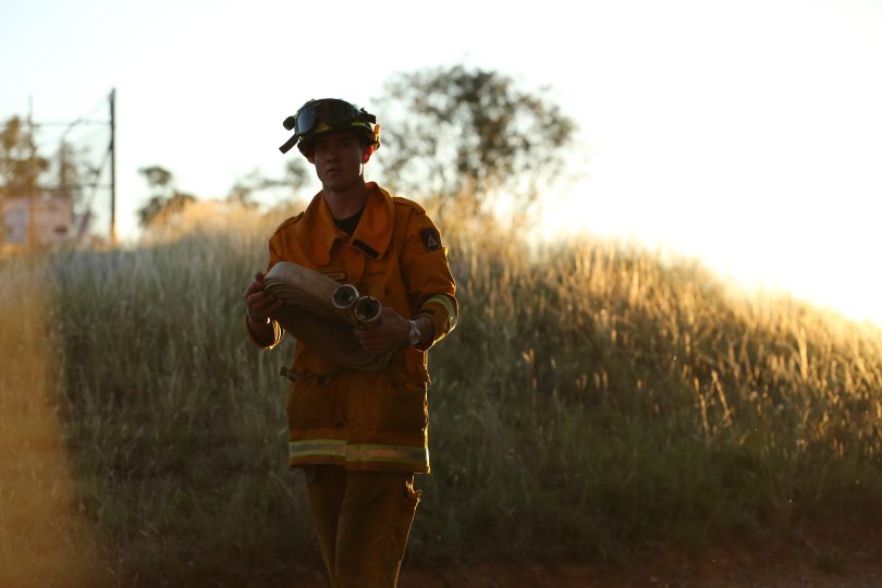 Cameron Crombie, RFS volunteer. 