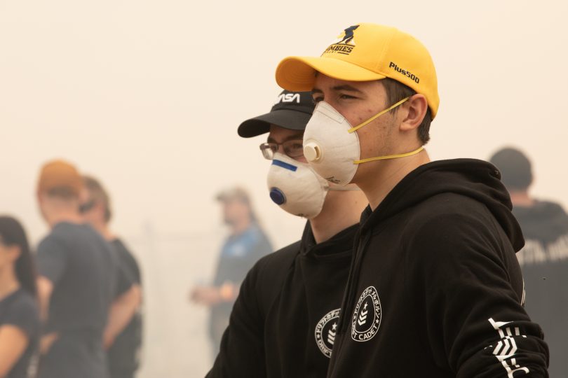 Face masks at Summernats