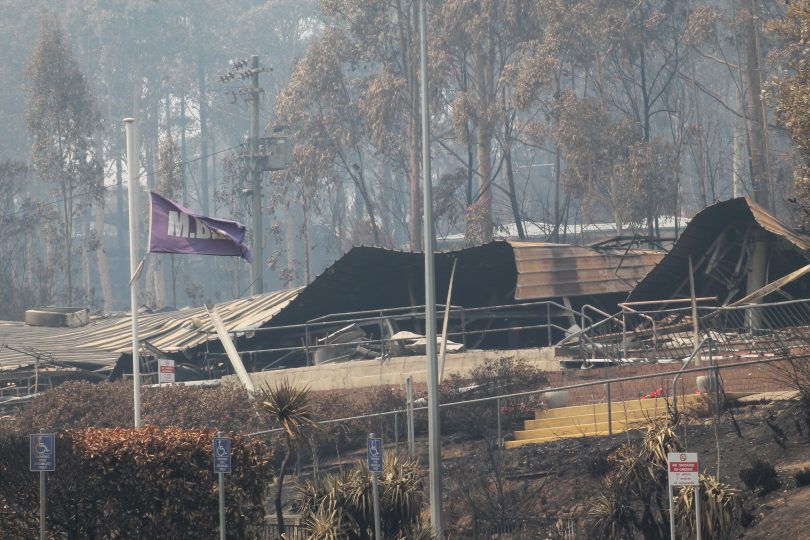 Fire-destroyed homes