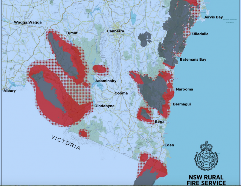 RFS fire spread predictions