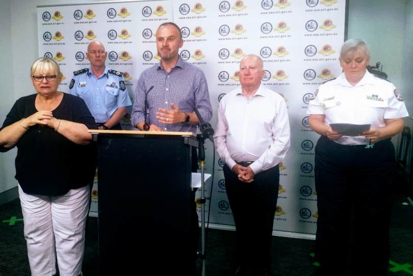 Andrew Barr press conference