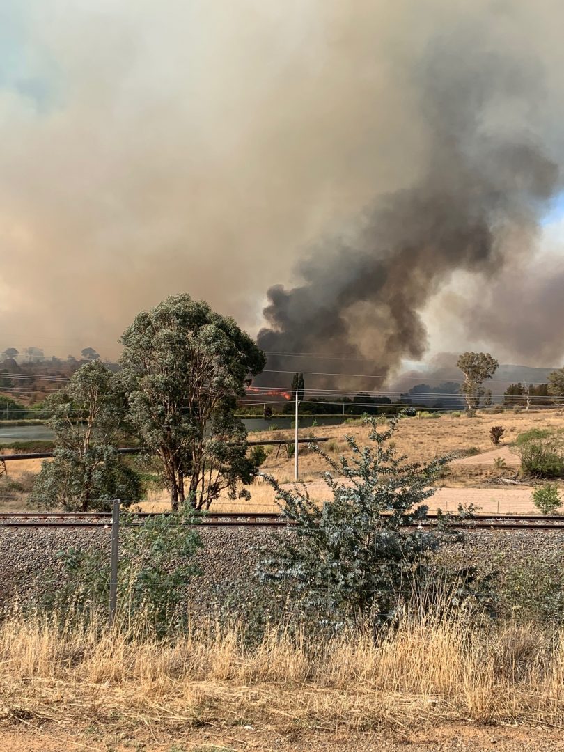 Fairbairn bushfire, 2020