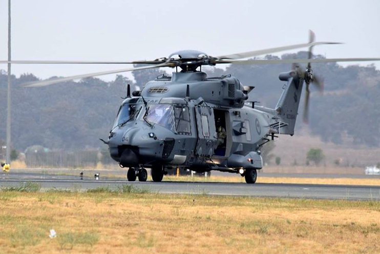 A NZ Air Force helicopter 