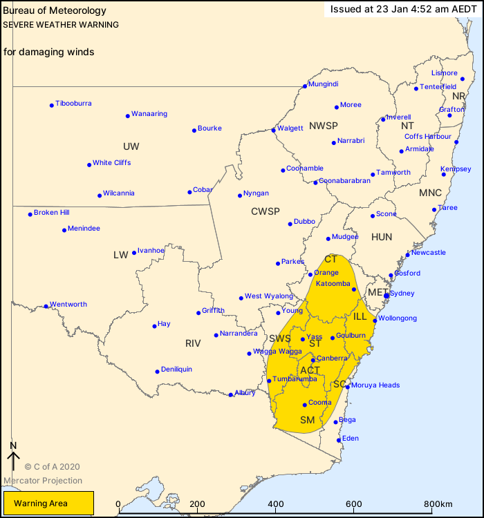 BOM weather warning