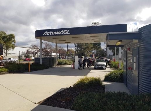 Hydrogen refuelling station in Mildura Street