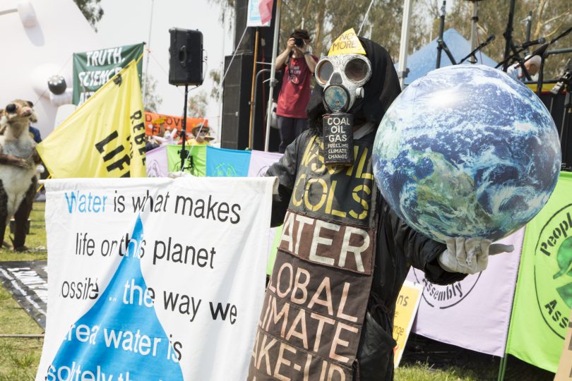 Climate Emergency Rally at Parliament House.