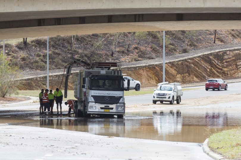 Flooding on State Cirlce