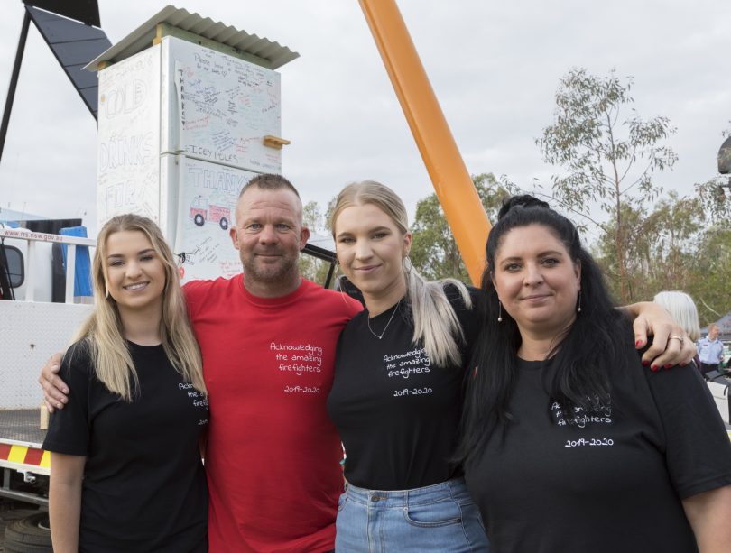 Chloe, Scott, Danielle and Claire Hooper