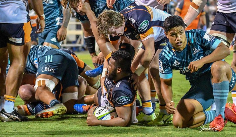 The Brumbies in action