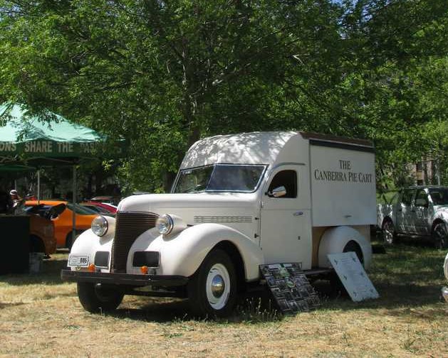 The famous Wilkinson's Canberra Pie Cart 