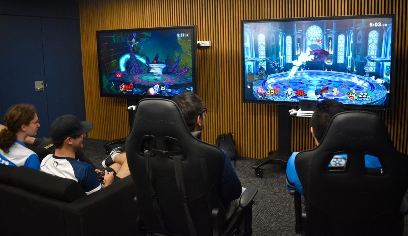 The eSports Lounge at the University of Canberra