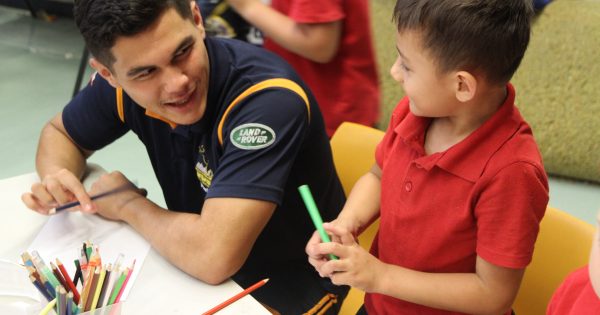 Brumbies play the community game to help people who are doing it tough