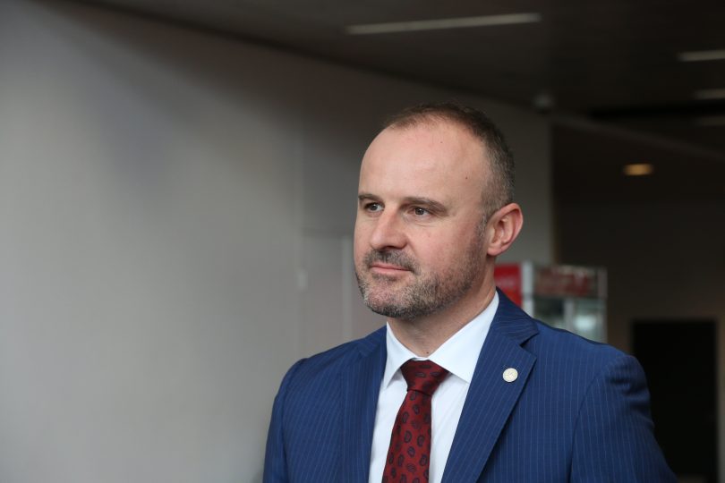 Chief Minister Andrew Barr