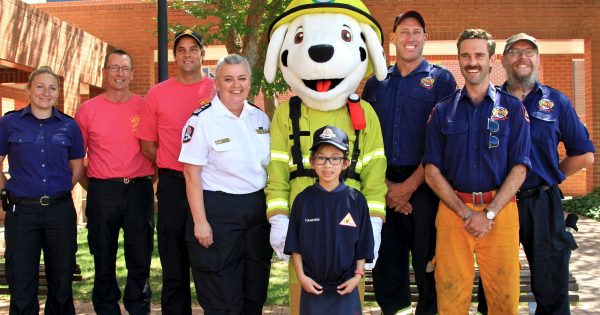 Child's letter to firefighters inspires a special school assembly
