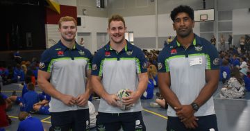 Raiders inspire kids as the team looks towards emerging talent